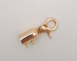 Angel Çanta Aksesuar 12 mm Light Gold Renk Kancalı Kovan 1 Adet - 4