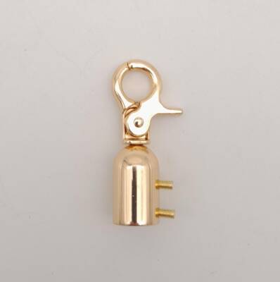 Angel Çanta Aksesuar 12 mm Light Gold Renk Kancalı Kovan 1 Adet - 3