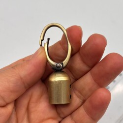 Angel Çanta Aksesuar 14 mm Antik Renk Oval Halkalı Kancalı Kovan 1 Adet - 2