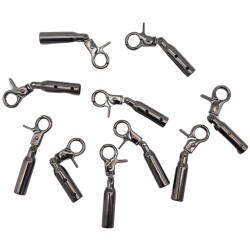 Angel Çanta Aksesuar 7 mm Kancalı Kovan Füme Renk 10 Adet - Angel Çanta Aksesuar