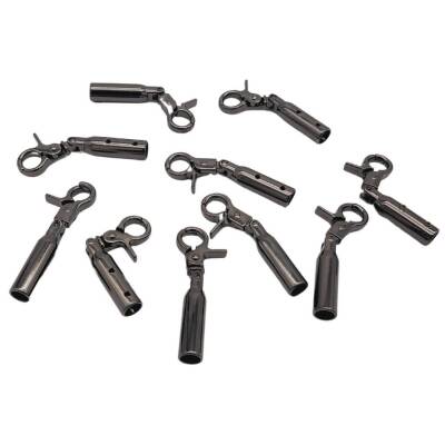 Angel Çanta Aksesuar 7 mm Kancalı Kovan Füme Renk 10 Adet - 2