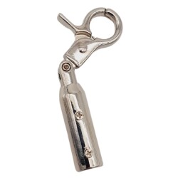 Angel Çanta Aksesuar 7 mm Kancalı Kovan Gümüş Renk 1 Adet - 3