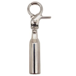 Angel Çanta Aksesuar 7 mm Kancalı Kovan Gümüş Renk 10 Adet - 3