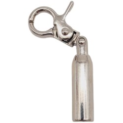 Angel Çanta Aksesuar 7 mm Kancalı Kovan Gümüş Renk 10 Adet - 4