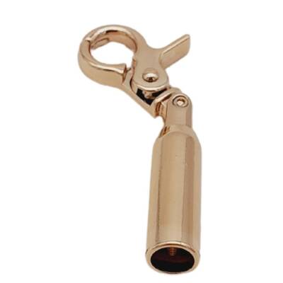 Angel Çanta Aksesuar 7 mm Kancalı Kovan Light Gold Renk 10 Adet - 5