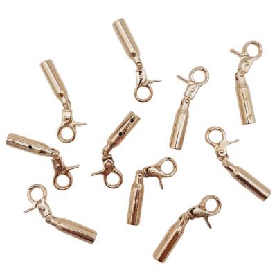 Angel Çanta Aksesuar 7 mm Kancalı Kovan Light Gold Renk 10 Adet - 1