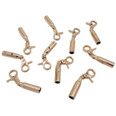 Angel Çanta Aksesuar 7 mm Kancalı Kovan Light Gold Renk 10 Adet - 2