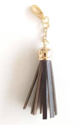 Angel Çanta Aksesuar Gerçek Deri Kovanlı Püskül Koyu Kahve Renk - 1