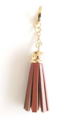 Angel Çanta Aksesuar Gerçek Deri Kovanlı Püskül Taba Renk - 1