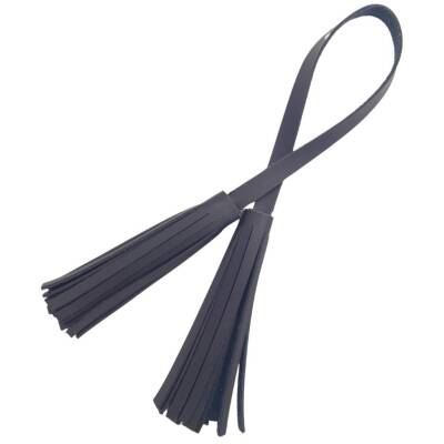 Angel Çanta Aksesuar Suni Deri İkili Düz Püskül Lacivert Renk - 2