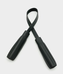 Angel Çanta Aksesuar Suni Deri Siyah İkili Düz Püskül - Angel Çanta Aksesuar