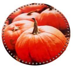 Angel Çanta Aksesuar 30 Cm Çapında Resimli Ahşap Tepsi Tabanı Yeni Ny16 - Angel Çanta Aksesuar