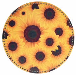 Angel Çanta Aksesuar 35 Cm Çapında Resimli Ahşap Tepsi Tabanı No:12 - Angel Çanta Aksesuar