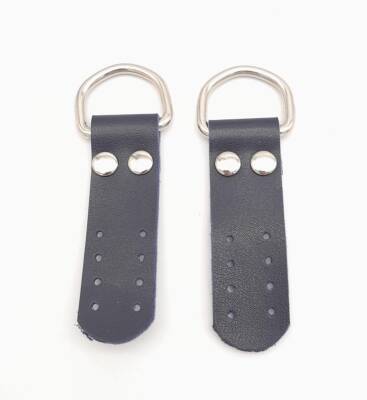 Angel Çanta Aksesuar Lacivert Tek Kat Suni Deri Sapucu Böce Gümüş Metalli - 1