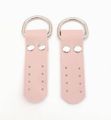 Angel Çanta Aksesuar Pudra Tek Kat Suni Deri Sapucu Böce Gümüş Metalli - 1