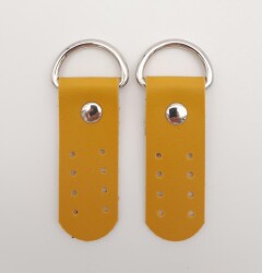 Angel Çanta Aksesuar Tek Kat Suni Deri Sapucu Böce Hardal Renk Gümüş Metalli - Angel Çanta Aksesuar