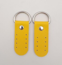 Angel Çanta Aksesuar Tek Kat Suni Deri Sapucu Böce Sarı Renk Gümüş Metalli - Angel Çanta Aksesuar