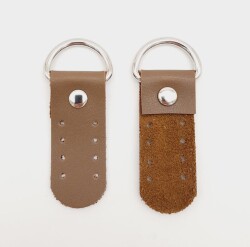 Angel Çanta Aksesuar Tek Kat Suni Deri Sapucu Böce Vizon Renk Gümüş Metalli - 2