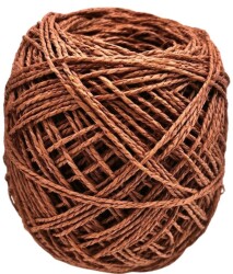 Angel Çanta Aksesuar 100 Gr Sarılmış Kağıt İp Karamel Simli - Angel Çanta Aksesuar
