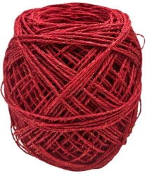 Angel Çanta Aksesuar 100 Gr Sarılmış Kağıt İp Kırmızı Simli - Angel Çanta Aksesuar