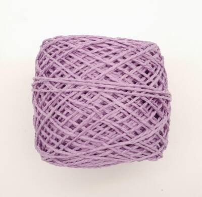 Angel Çanta Aksesuar Açık Mor Renk 100 Gr Sarılmış Kağıt İp - 2