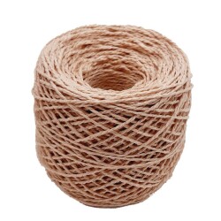 Angel Çanta Aksesuar Açık Somon 100 Gr Sarılmış Kağıt İp - Angel Çanta Aksesuar