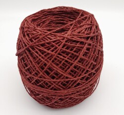 Angel Çanta Aksesuar Bordo Renk 100 Gr Sarılmış Kağıt İp - Angel Çanta Aksesuar