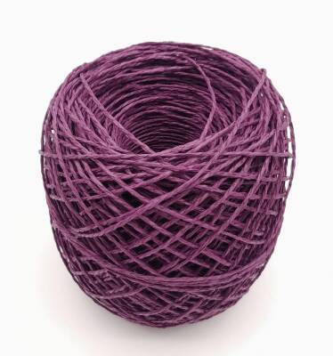 Angel Çanta Aksesuar Eflatun Renk 100 Gr Sarılmış Kağıt İp - 1