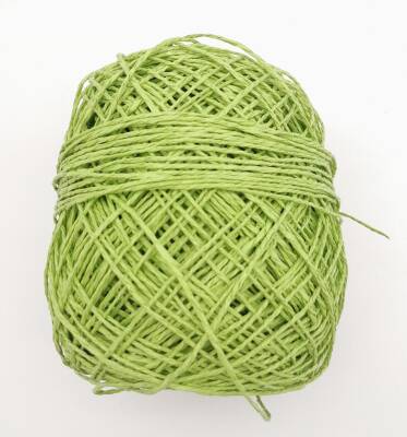 Angel Çanta Aksesuar Elma Yeşili Renk 100 Gr Sarılmış Kağıt İp - 2