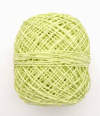 Angel Çanta Aksesuar Fosforlu Yeşil Renk 100 Gr Sarılmış Kağıt İp - 2