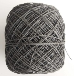 Angel Çanta Aksesuar Sarılmış Kağıt İp Koyu Gri - Angel Çanta Aksesuar