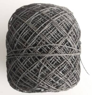 Angel Çanta Aksesuar Sarılmış Kağıt İp Koyu Gri - 1