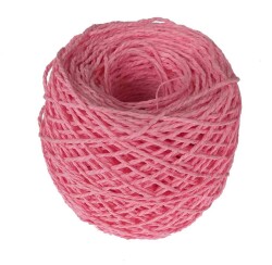 Angel Çanta Aksesuar Sarılmış Kağıt İp Mercan Renk 100 Gram - Angel Çanta Aksesuar