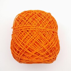 Angel Çanta Aksesuar Turuncu Renk 100 Gr Sarılmış Kağıt İp - 2