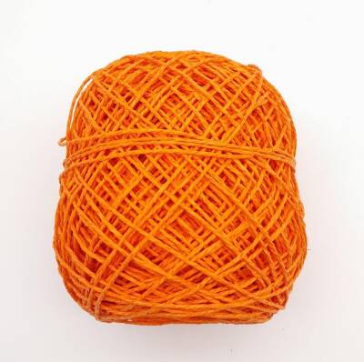 Angel Çanta Aksesuar Turuncu Renk 100 Gr Sarılmış Kağıt İp - 2