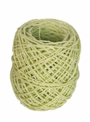 Angel Çanta Aksesuar Fosforlu Yeşil 50 Gr Sarılmış Kağıt İp - Angel Çanta Aksesuar