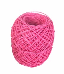 Angel Çanta Aksesuar Fuşya 50 Gr Sarılmış Kağıt İp - Angel Çanta Aksesuar