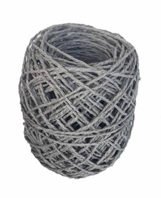 Angel Çanta Aksesuar Gri 50 Gr Sarılmış Kağıt İp - 1