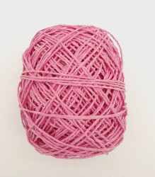 Angel Çanta Aksesuar Koyu Pembe Renk 50 Gr Sarılmış Kağıt İp - 2