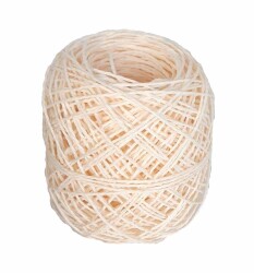 Angel Çanta Aksesuar Krem Renk 50 Gr Sarılmış Kağıt İp - Angel Çanta Aksesuar