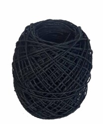 Angel Çanta Aksesuar Siyah 50 Gr Sarılmış Kağıt İp - Angel Çanta Aksesuar