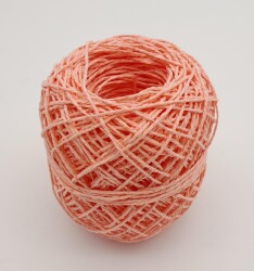 Angel Çanta Aksesuar Somon Renk 50 Gr Sarılmış Kağıt İp - Angel Çanta Aksesuar