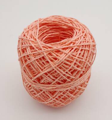 Angel Çanta Aksesuar Somon Renk 50 Gr Sarılmış Kağıt İp - 1