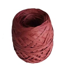 Angel Çanta Aksesuar Sarılmış Rafya Bordo Renk 100 Gr - Angel Çanta Aksesuar