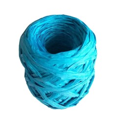 Angel Çanta Aksesuar Sarılmış Rafya Turkuaz Renk 100 Gr - Angel Çanta Aksesuar