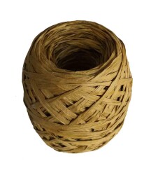 Angel Çanta Aksesuar Sarılmış Rafya Yağ Yeşili Renk 100 Gr - Angel Çanta Aksesuar