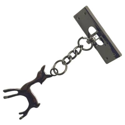 Angel Çanta Aksesuar Füme Renk Geyik Model Çanta Süsü - 3