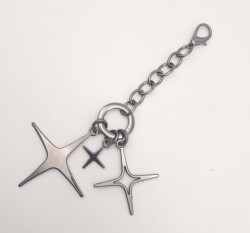 Angel Çanta Aksesuar Füme Sarkaç Süs Üç Metalli Model - 3