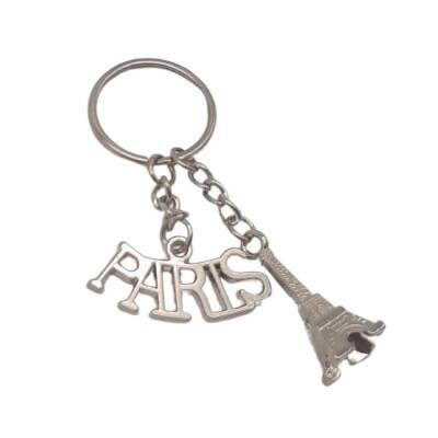 Angel Çanta Aksesuar Gümüş Renk Paris Eyfel Çanta Süsü Anahtarlık - 2