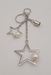 Angel Çanta Aksesuar Gümüş Sarkaç Süs İncili Kapsüllü - 2